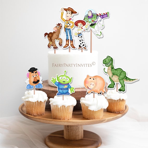 Toy Story Cupcake Toppers, Party Decorations (Instant Download)