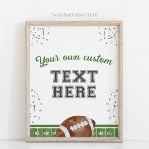 Football Birthday Party Table Sign: Toy Story Theme (Digital Download)