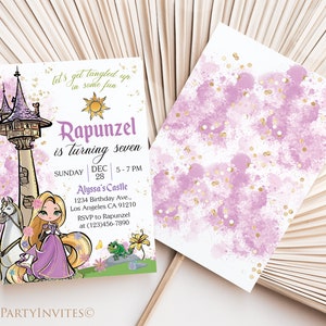 Tangled Birthday Invitation Template Tangled Invitation Tangled Thank Tangled Birthday Invitation Template Tangled Invitation Tangled Thank