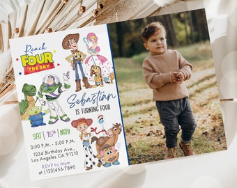 Toy Story Birthday Invitation Template: Editable Party Invite (Digital Download)