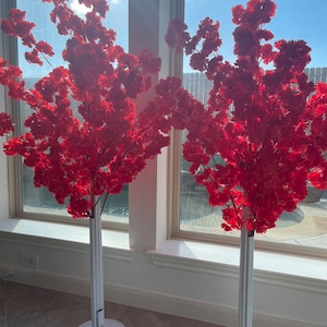 Big Sale 30% OFF!!2 PCs | 5ft Artificial Cherry Blossom Trees,Table Centerpieces Trees