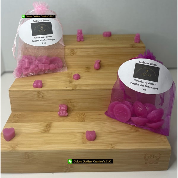 STRONG SCENTED ~ Goddess Kisses Scentscape ~ 1 & 4 oz. Strawberry Guava Scented Wax Melts