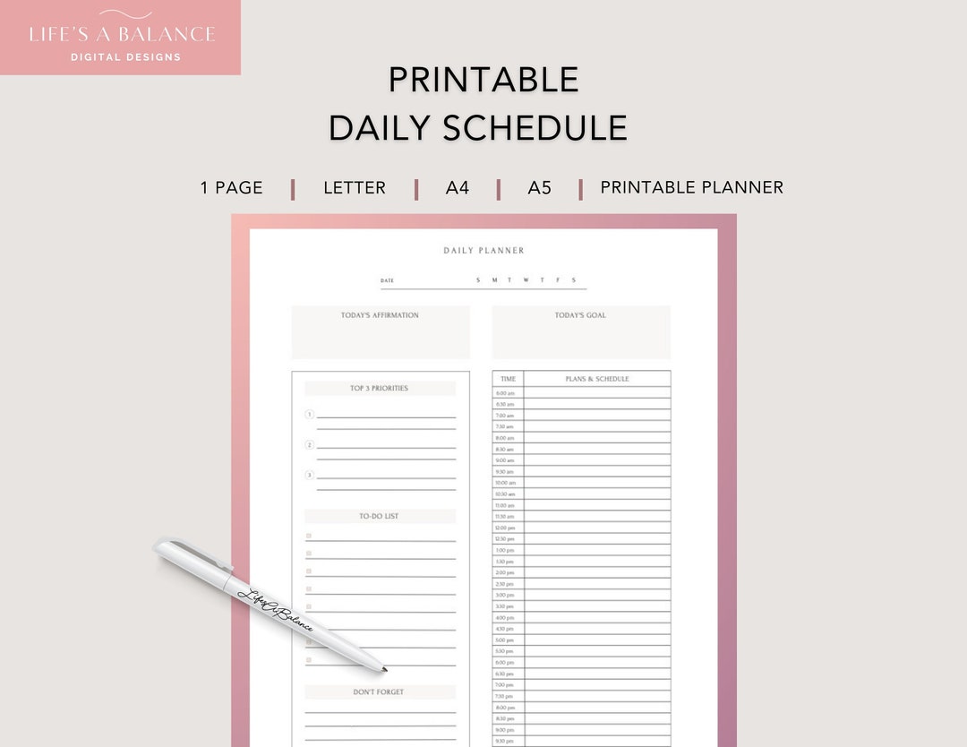 daily-printable-planner-daily-schedule-printout-undated-etsy