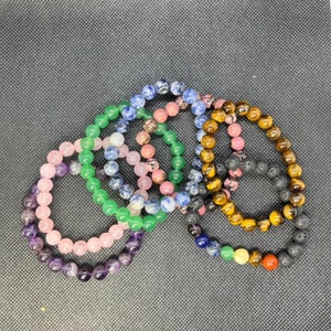 8mm Crystal Bead Bracelet
