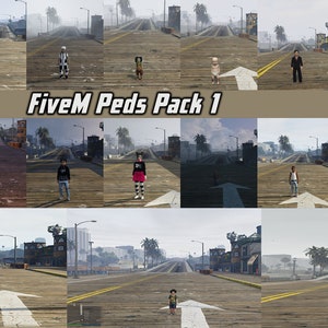 Paquete FiveM Ped / 19 PEDS / Grand Theft Auto 5