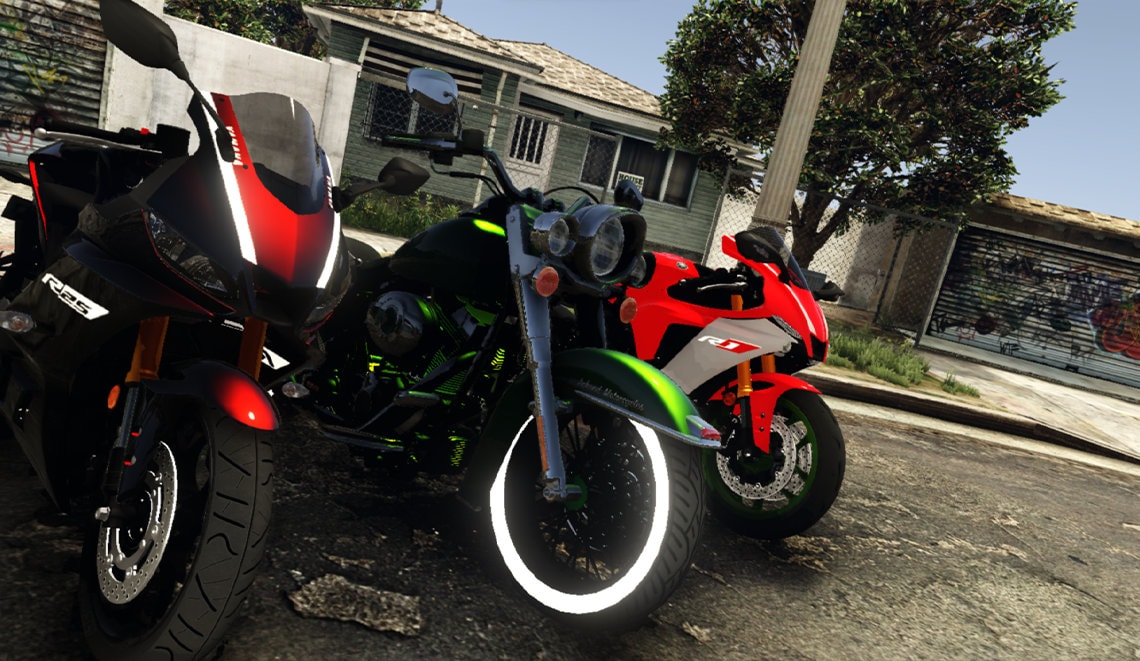 MOTO VLOG WITH @ShadowGamingGta5 WITH OUR NEW BIKES! 