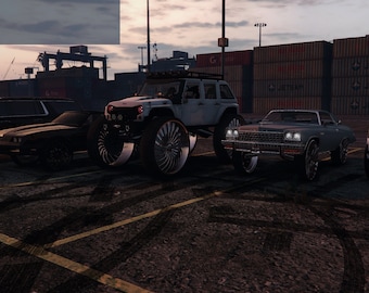 Fivem Donk Car Pack: 5 CARS | FiveM ready | Realistic Handlings | HD Texture | Optimized! | Grand Theft Auto 5