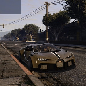 GTA V Bugatti Chiron Sport Gold Edition / Compatible con FiveM / Manejo realista / Alta calidad / Optimizado / Grand Theft Auto 5
