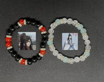 MDZS Inspired Beaded Bracelet: WangXian, HuaLian