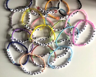 NCT Seed Bead Bracelet: K-Pop Fan Jewelry