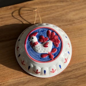 Small Vintage Rooster Jello Mold