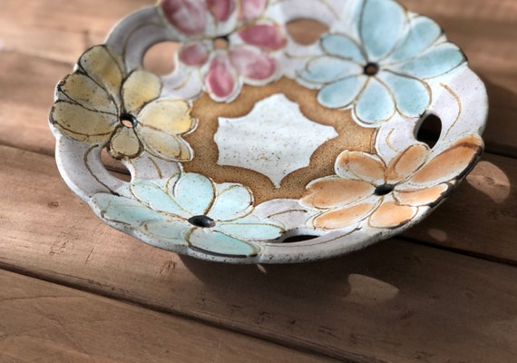 Pretty Floral Catchall Dish - image 7