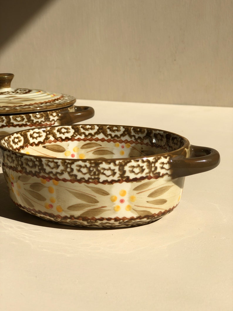 Set of 2 Small Temptations Casserole Dishes by Tara Etsy