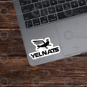 Yelnats Lizard Sticker Funny Yellow Spotted Lizard Sticker For Stanley Cup, PC, Hydroflask, Hardhat, Toolbox High Quality Vinyl Sticker image 2