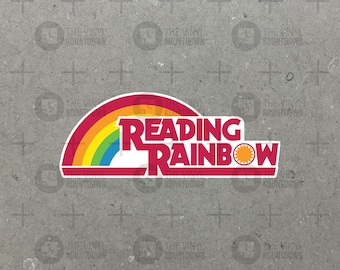 Reading Rainbow | Read Banned Books! | Education is Activism | Fight Censorship | Social Justice, Equality! | High Quality Vinyl Sticker