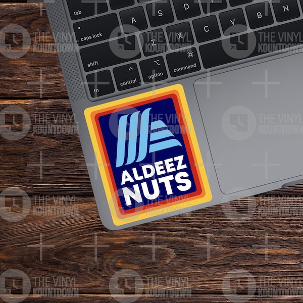 Aldeez Nuts | Funny Sarcastic, Meme, Viral Video Sticker For PC, Hydroflask, Hardhat, Toolbox | High Quality Vinyl Sticker