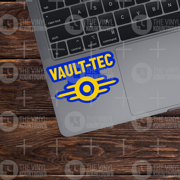 Vault-Tec Logo | Cool Nerd, Gamer Sticker for Toolbox, Hard Hat, Laptop, Water Bottle, Computer, Cup, Tumbler | High Quality Vinyl Sticker