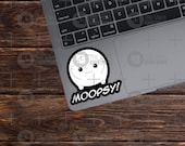 Moopsy!| Funny Cuddly Bone Vampire Sticker For PC, Hydroflask, Hardhat, Toolbox, Cup, Tumbler, Stanley | High Quality Vinyl Sticker