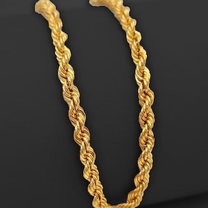 14K Massivgoldseil-Fußkettchen, echtes Goldseil-Fußkettchen, 14K Diamant-Schliff-Fußkettchen, 4mm - 9 , 10 &#39;&#39; Goldseil-Fußkettchen, Unisex, Geschenk!