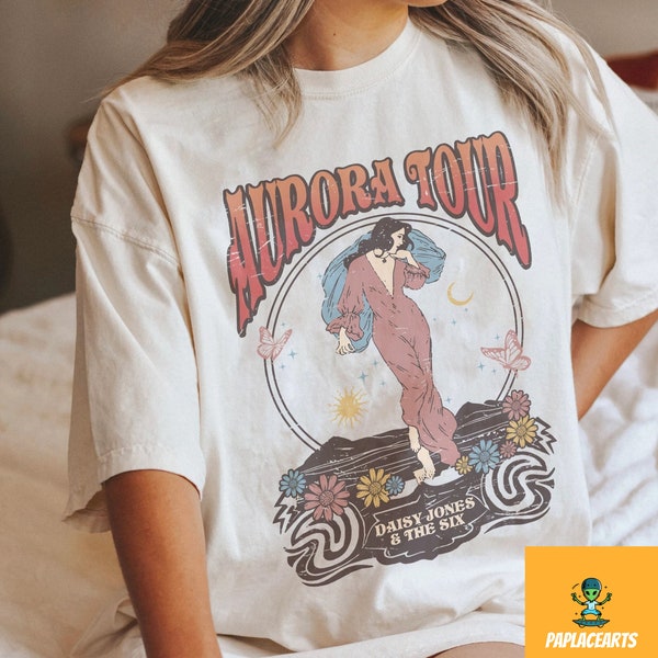 T-shirt rétro The Aurora Tour, chemise The Aurora Tour 1978-79, chemise vintage Aurora Tour, chemise unisexe Aurora World Tour, chemise de concert