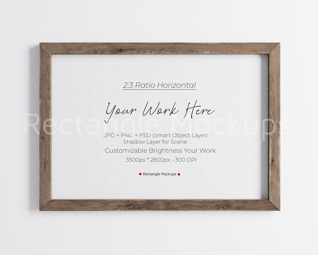 23 Frame Mockup Vintage, NO MAT, Frame Mockup, ANTIQUE Frame Mockup