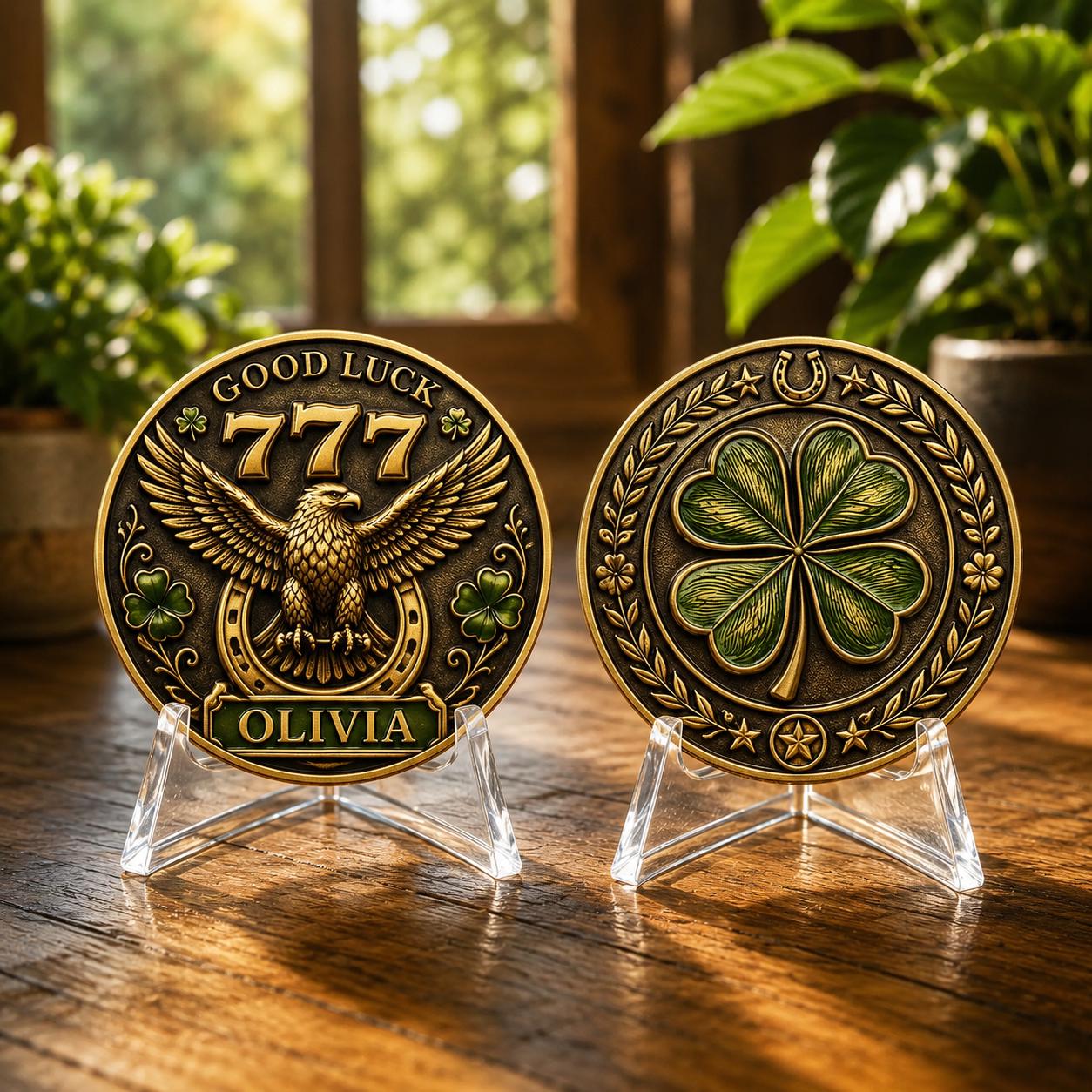 777 Lucky Coin - Etsy