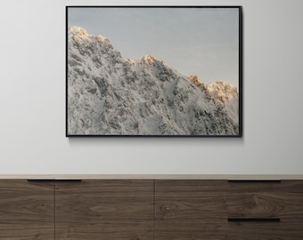 Photography poster Five Ponds Tatry Mountains Calm Photo Print Horizontal Wall Deco