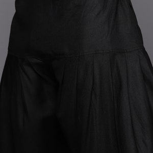 Grey Linen Pathani Kurta with Dhoti Pants main image 1
