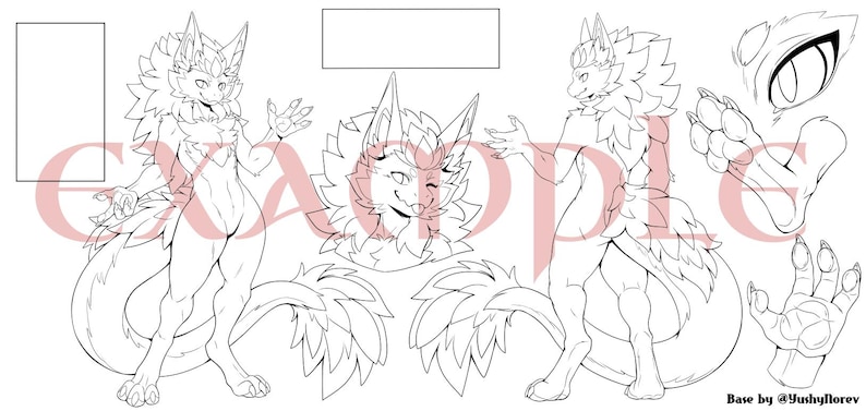 Nova Beast Reference Sheet BASE - Etsy