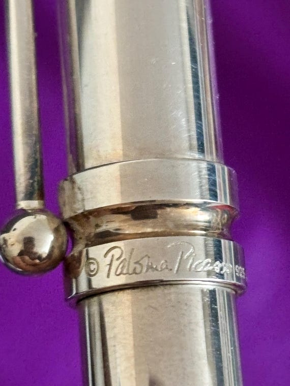 Vintage Signed Tiffany & Co. and by Paloma Picasso Ballpoint Pen