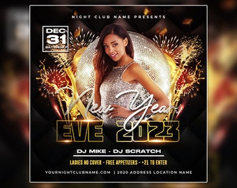 New Years Eve Flyer 2023