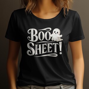 Funny Ghost T-Shirt, Halloween Humor Tee, Cute Ghost Shirt, Spooky Season Apparel, Halloween Gift, Retro Halloween Shirt Cheeky Ghost Boo