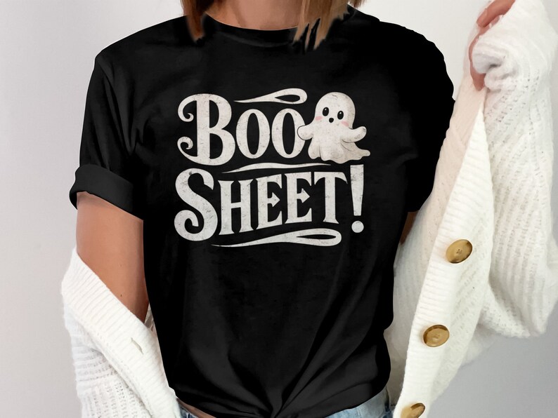 Funny Ghost T-Shirt, Halloween Humor Tee, Cute Ghost Shirt, Spooky Season Apparel, Halloween Gift, Retro Halloween Shirt Cheeky Ghost Boo