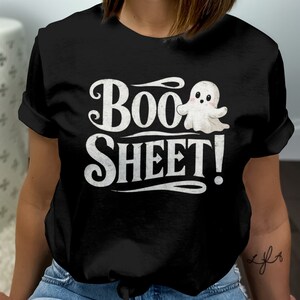 Funny Ghost T-Shirt, Halloween Humor Tee, Cute Ghost Shirt, Spooky Season Apparel, Halloween Gift, Retro Halloween Shirt Cheeky Ghost Boo