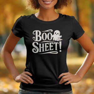 Funny Ghost T-Shirt, Halloween Humor Tee, Cute Ghost Shirt, Spooky Season Apparel, Halloween Gift, Retro Halloween Shirt Cheeky Ghost Boo