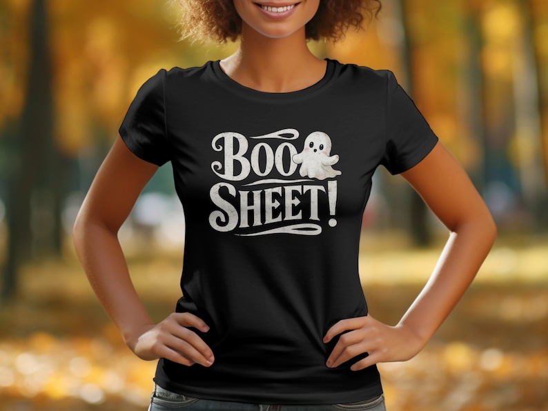 Funny Ghost T-Shirt, Halloween Humor Tee, Cute Ghost Shirt, Spooky Season Apparel, Halloween Gift, Retro Halloween Shirt Cheeky Ghost Boo