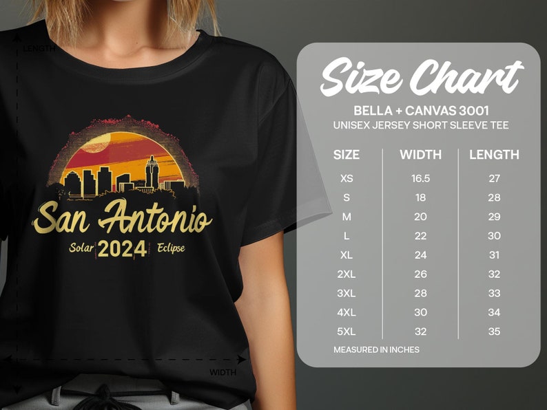 2024 San Antonio Eclipse Tshirt, San Antonio Skyline Eclipse Gift