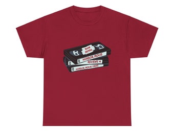 Camiseta com o logotipo VHS das Slash Sisters