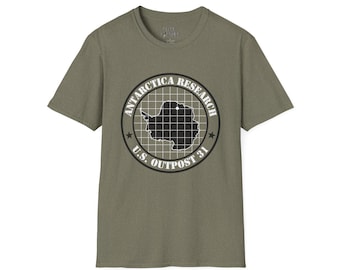 Estação de Pesquisa Outpost 31 na Antártica - Camiseta "O Enigma de Outro Mundo"