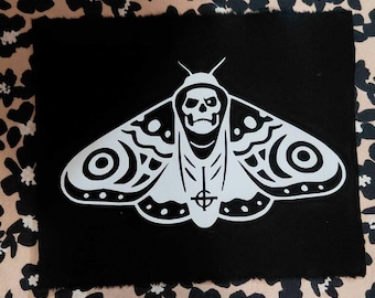 Patch de Mariposa Cabeça de Morte Fantasma