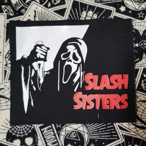 Ghostface Slash Sisters Logo Aufnäher