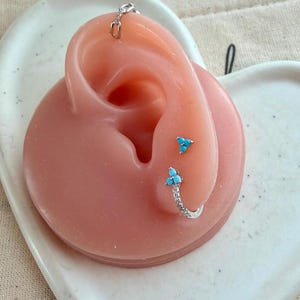 Sterling Silver 925 Ear Cuff Huggie Set, Curated Ear Stack, Multiple Piercings