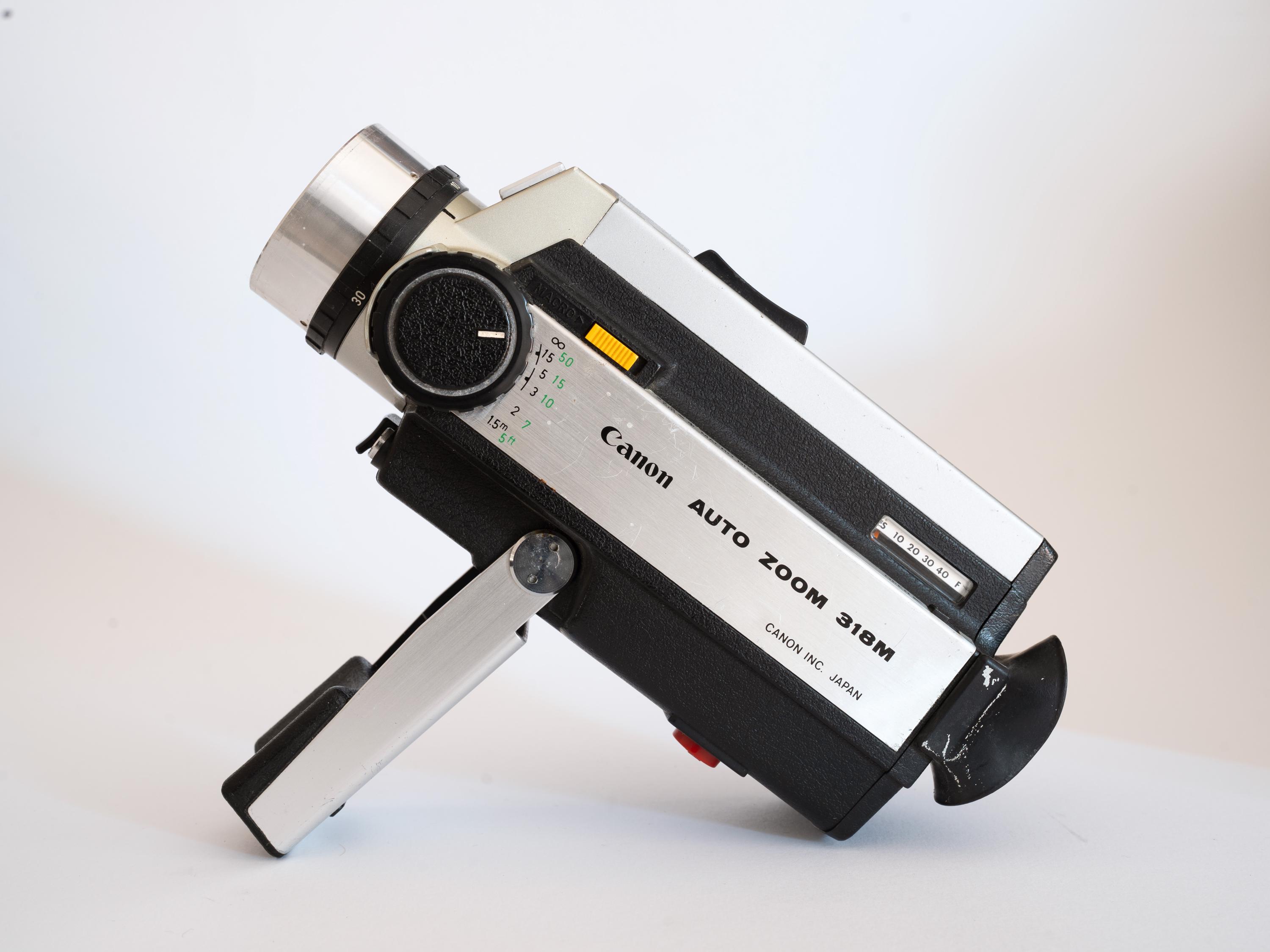 Vintage Canon Auto Zoom 318M Super 8 Film Camera, 1970s Analogue