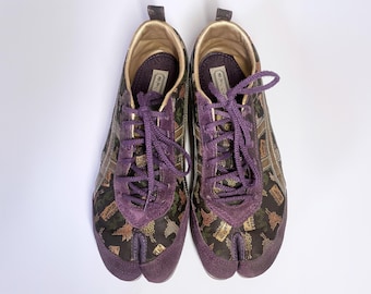 Vintage Rare Y2k 2000s Onitsuka Tiger Marathon Tabi Nishijin violettes lila