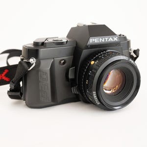 TESTED and WORKING Film Camera Pentax P30n + SMC Pentax-A 50mm 1:2, Vintage Japanese 35mm Film Analog Photo Camera Made in Japan