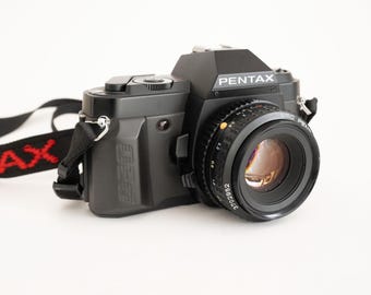TESTED and WORKING Film Camera Pentax P30n + SMC Pentax-A 50mm 1:2, Vintage Japanese 35mm Film Analog Photo Camera Made in Japan