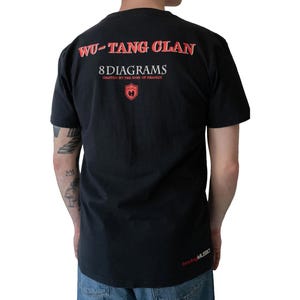 90s Vintage Wu-Tang Clan t-shirt, hip-hop rap official authentic Wu Wear Originals 8 diagrams merch clothing, 1990s band shirt Old School