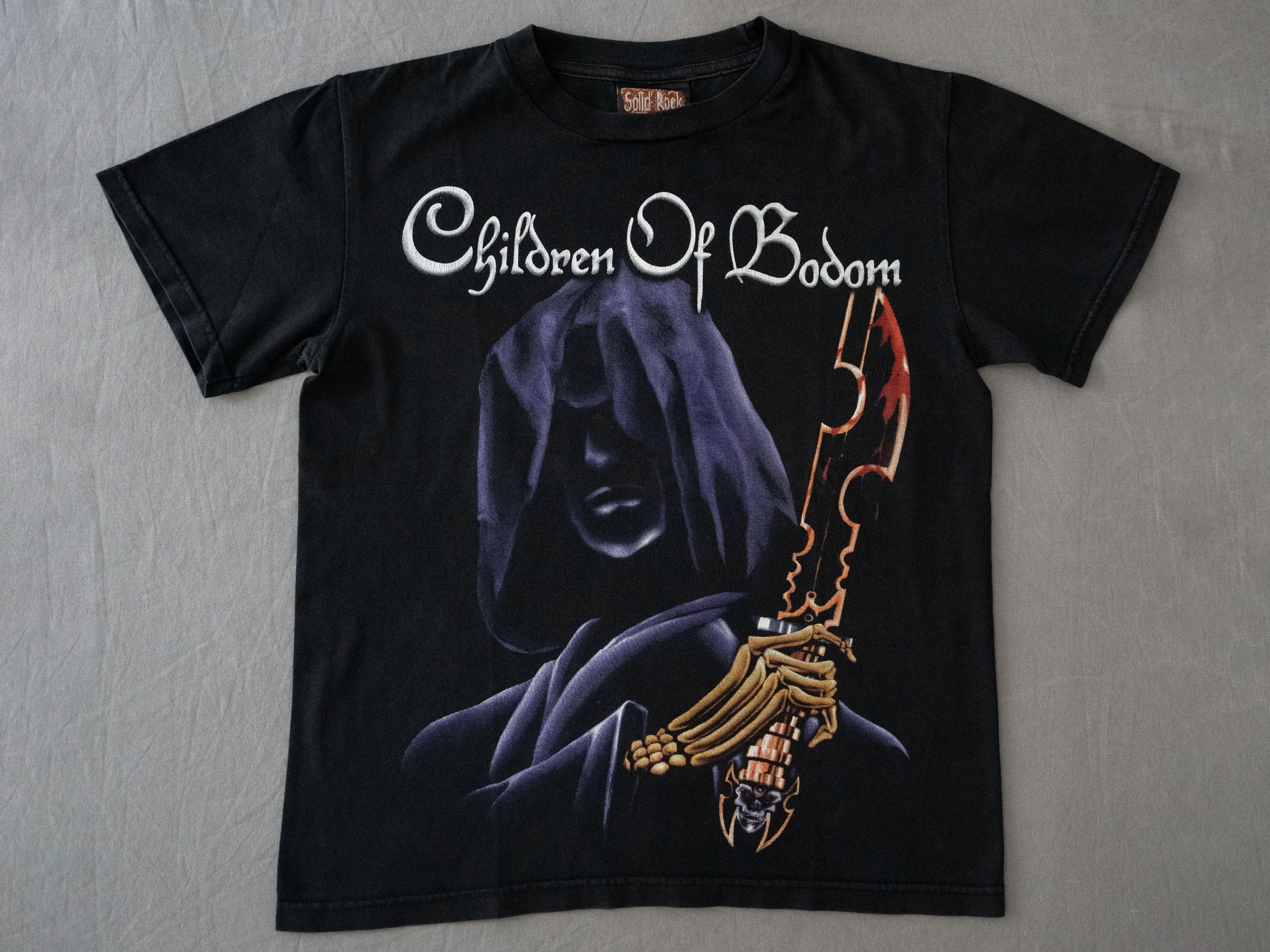 2000s Children of Bodom T-shirt, Vintage Rock Original Art Print