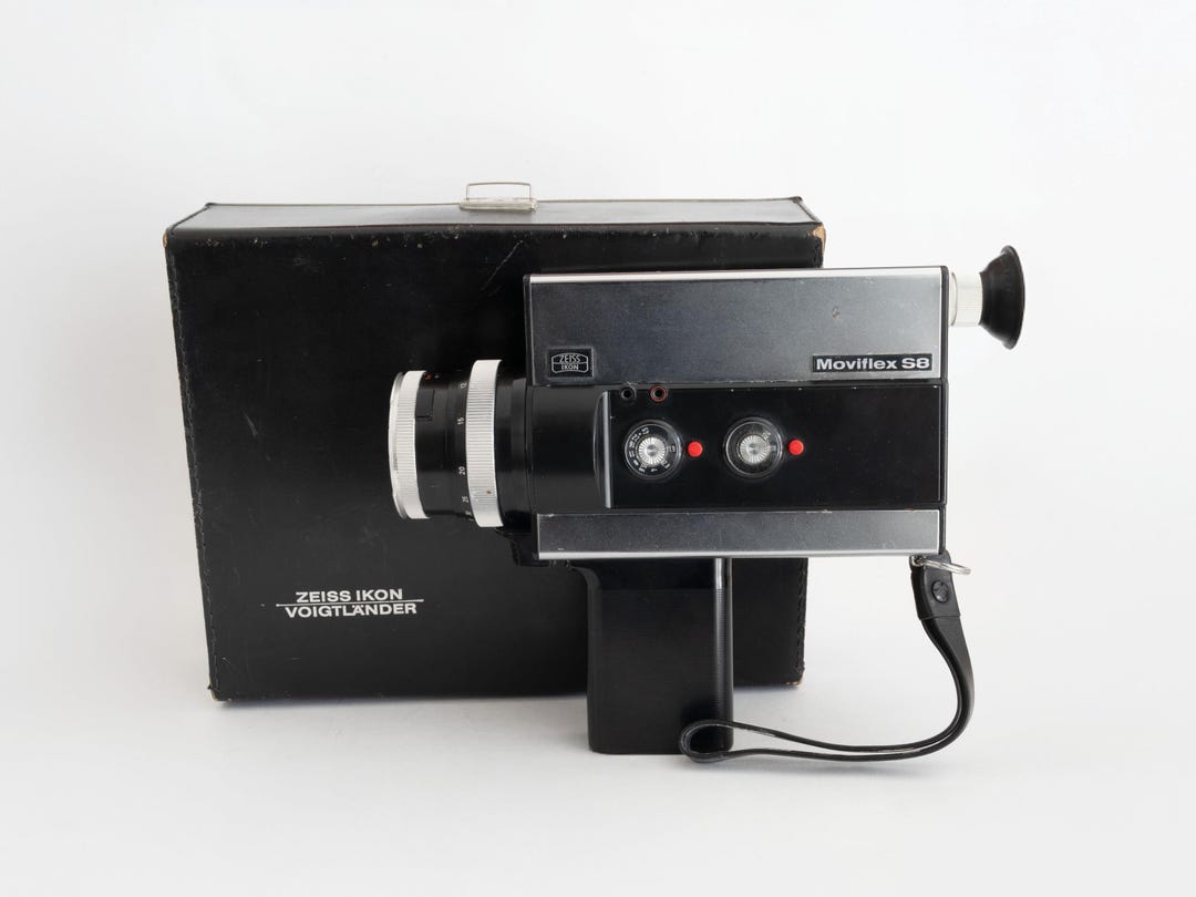 Vintage Zeiss Ikon Moviflex S8 Super 8 Film Camera, 1960s Retro
