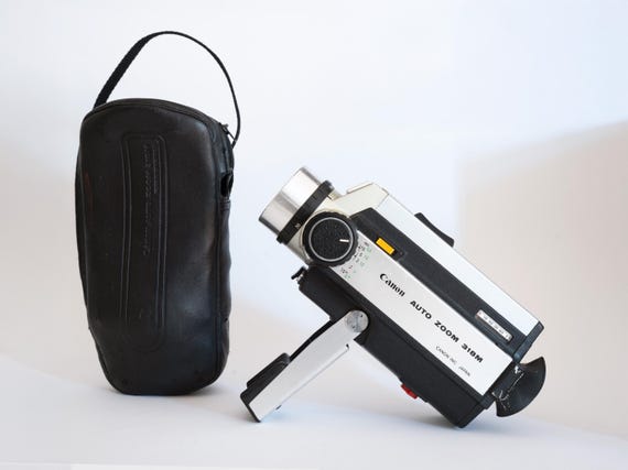 Vintage Canon Auto Zoom 318M Super 8 Film Camera, 1970s Analogue